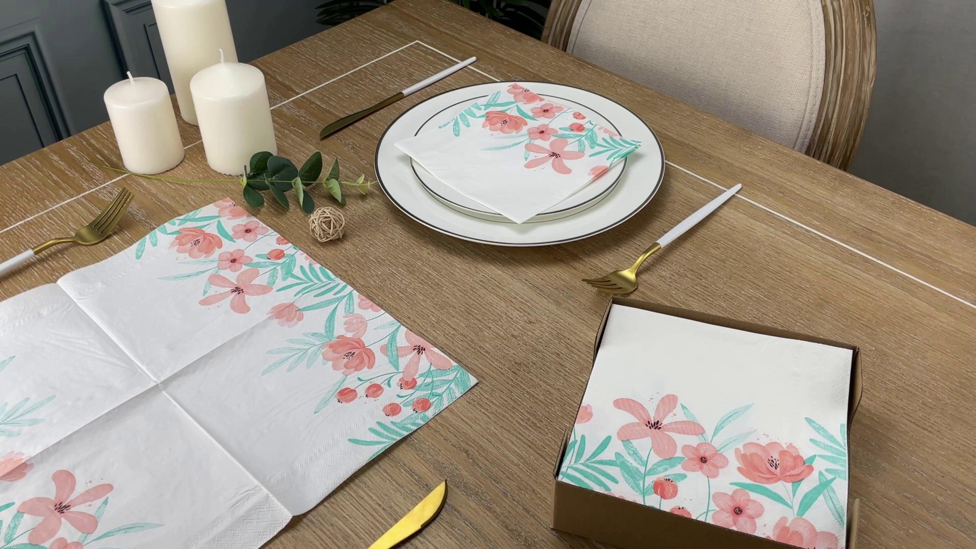 Cipta Napkin Tersuai dalam 3 Langkah: Tingkatkan Perhimpunan Anda dengan Butiran Diperibadikan